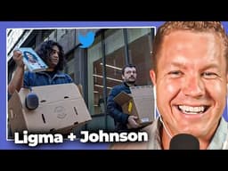 Reacting To The Fake Twitter Employees Who Trolled The Media | "Ligma + Johnson"